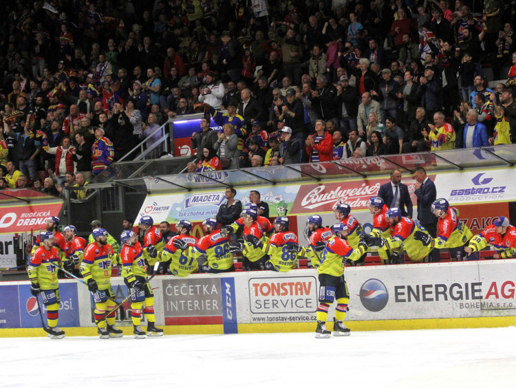 Motor se držel ve hře. Na 3:4 snížil ve 45. minutě Martin Novák