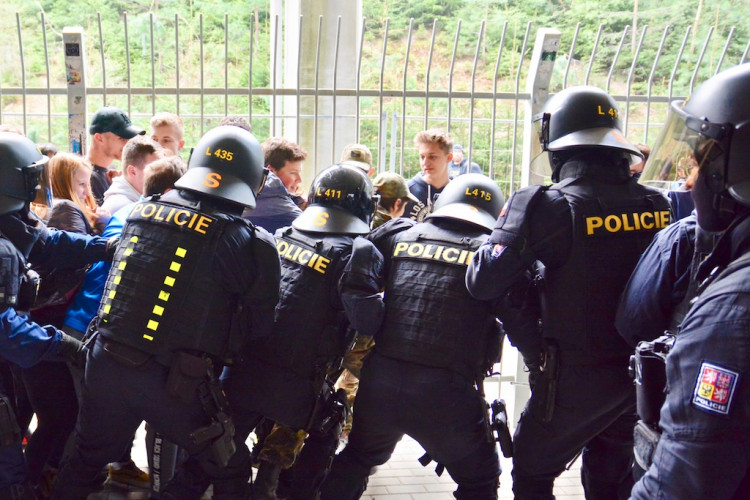 Cvičení pořádkové jednotky