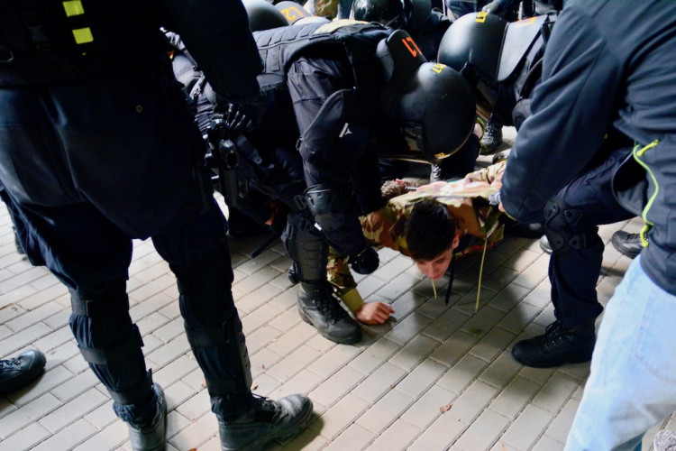 Cvičení pořádkové jednotky