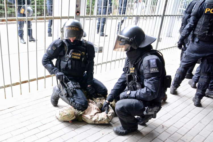 Cvičení pořádkové jednotky