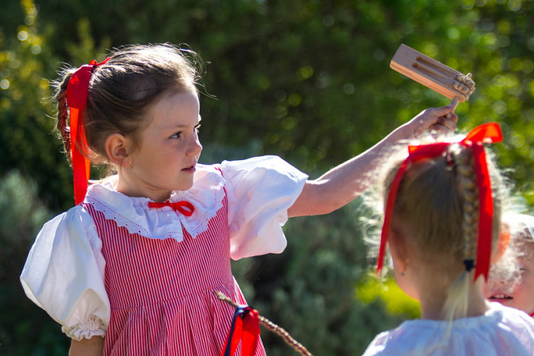 Na Bobově oslavili Velikonoce opravdu tradičně