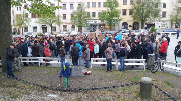 Protest na podporu nezávislosti justice