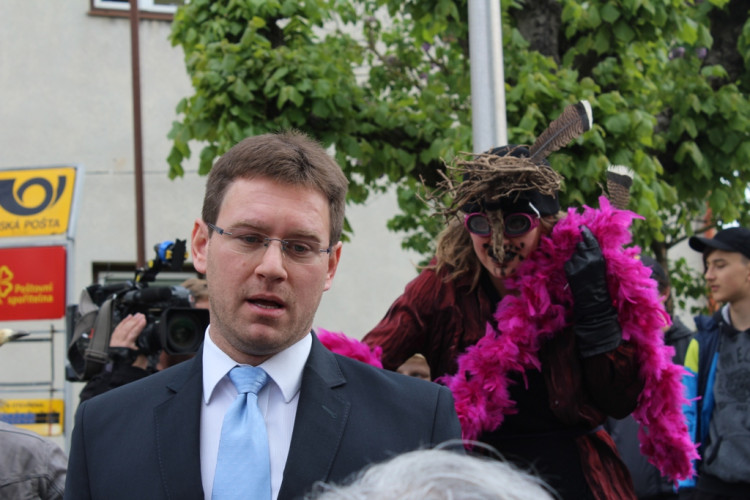 Ředitel SÚRAO v lokalitě Hrádek