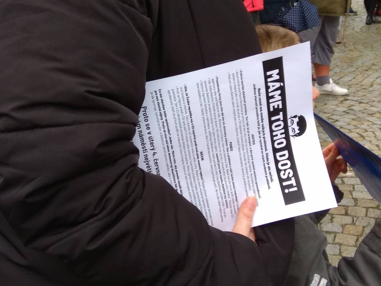 Protest na podporu nezávislosti justice 28.5.2019