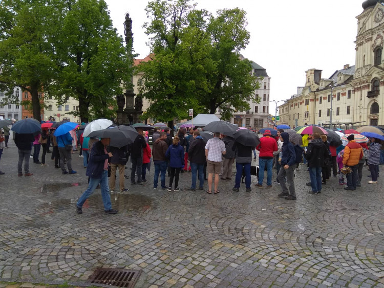 Protest na podporu nezávislosti justice 28.5.2019