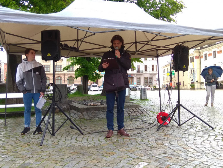 Protest na podporu nezávislosti justice 28.5.2019