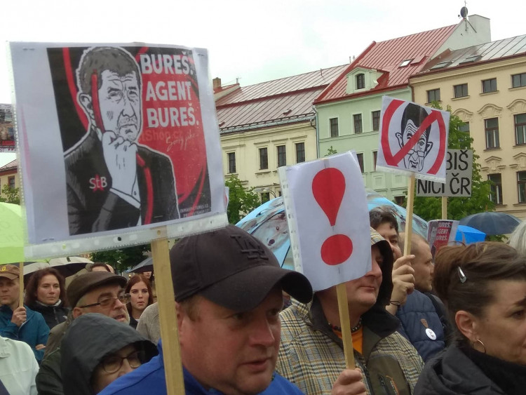 Protest na podporu nezávislosti justice 28.5.2019
