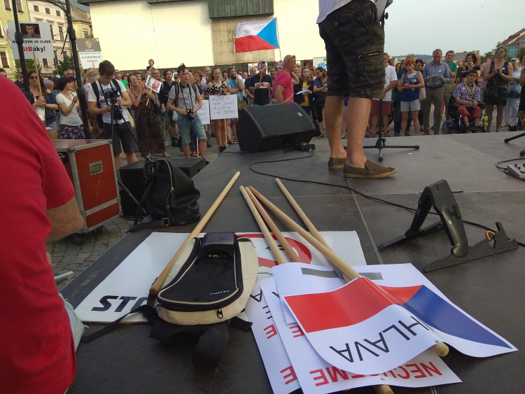 Jihlavský protest za nezávislost justice počtvrté