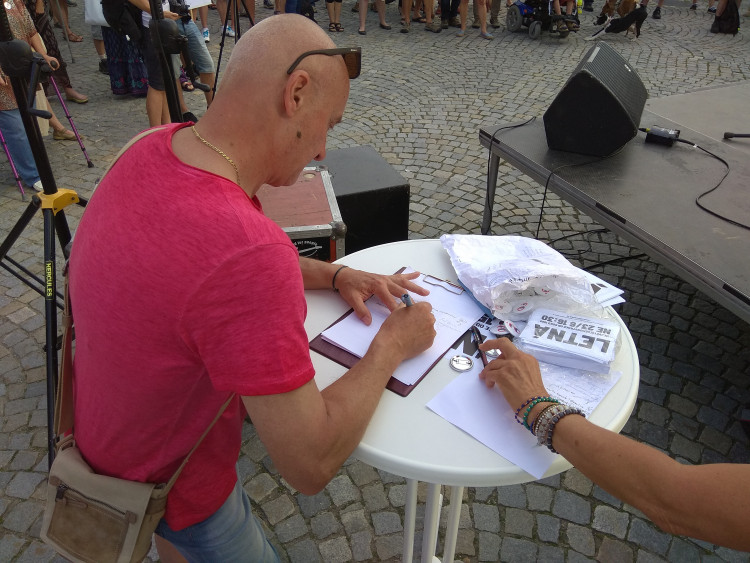 Jihlavský protest za nezávislost justice počtvrté