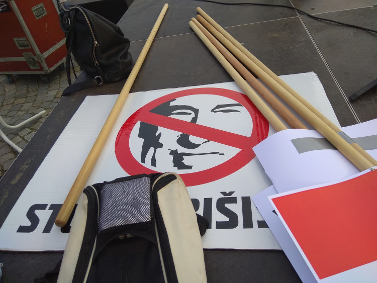 Jihlavský protest za nezávislost justice počtvrté