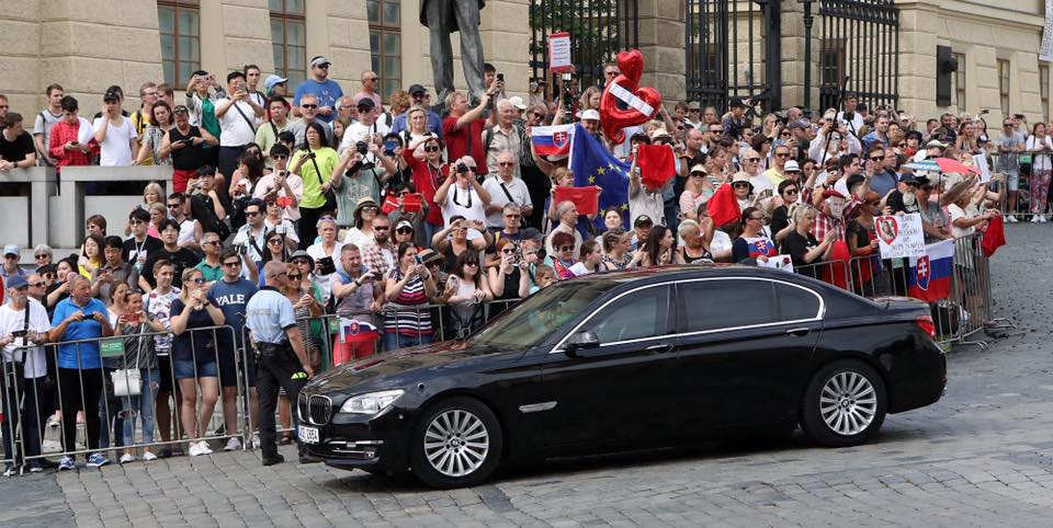 Čaputová v Praze jednala s politiky, uctila Havla i Štefánika