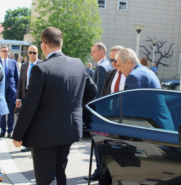 Prezident Miloš Zeman na Vysočině