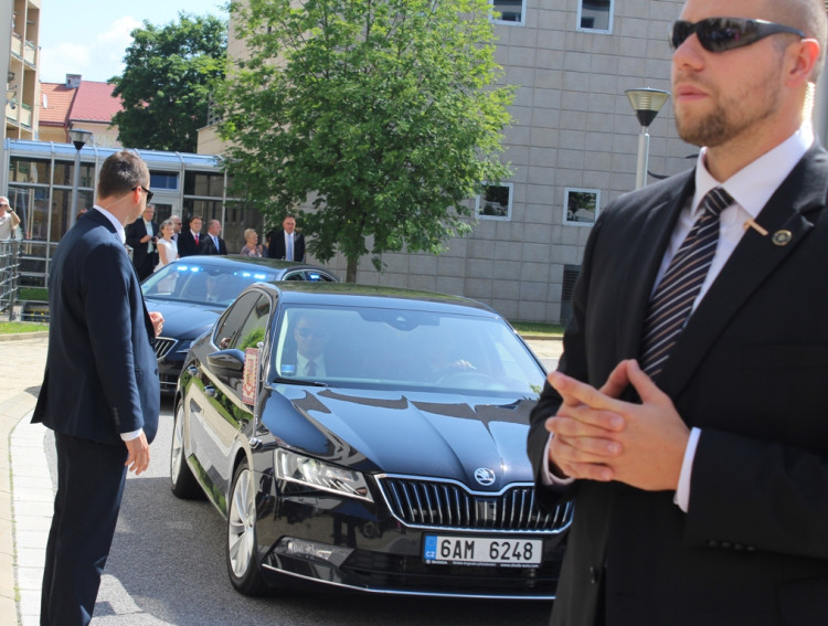 Prezident Miloš Zeman na Vysočině