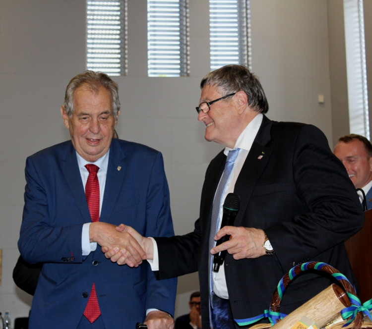 Prezident Miloš Zeman na Vysočině