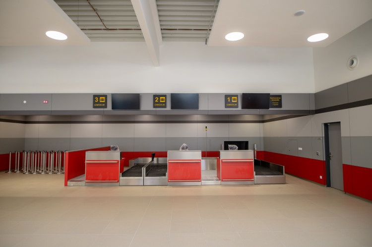 Slavnostní otevření terminálu na Letišti České Budějovice