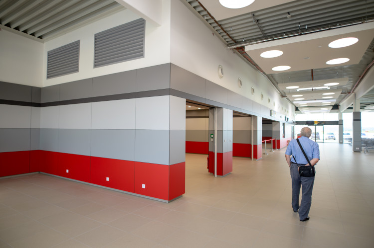 Slavnostní otevření terminálu na Letišti České Budějovice