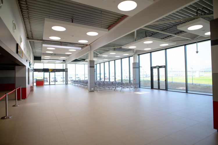 Slavnostní otevření terminálu na Letišti České Budějovice