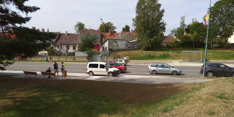 Nové zastávky na Hradební ulici 