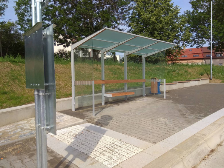 Nové zastávky na Hradební ulici 