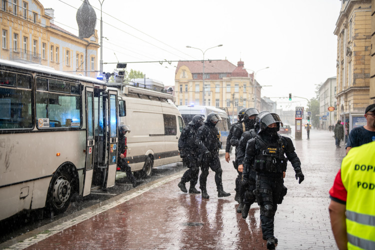 Sparťanští fanoušci dorazili do Budějc