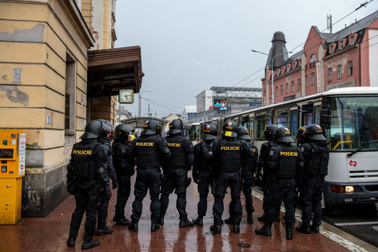 Sparťanští fanoušci dorazili do Budějc