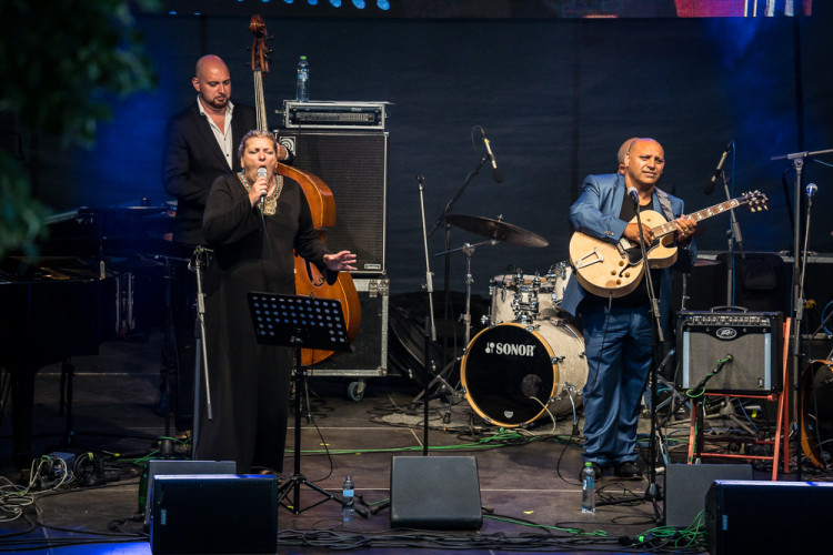 Na Piaristickém náměstí proběhl devátý ročník jihočeského jazzového festivalu