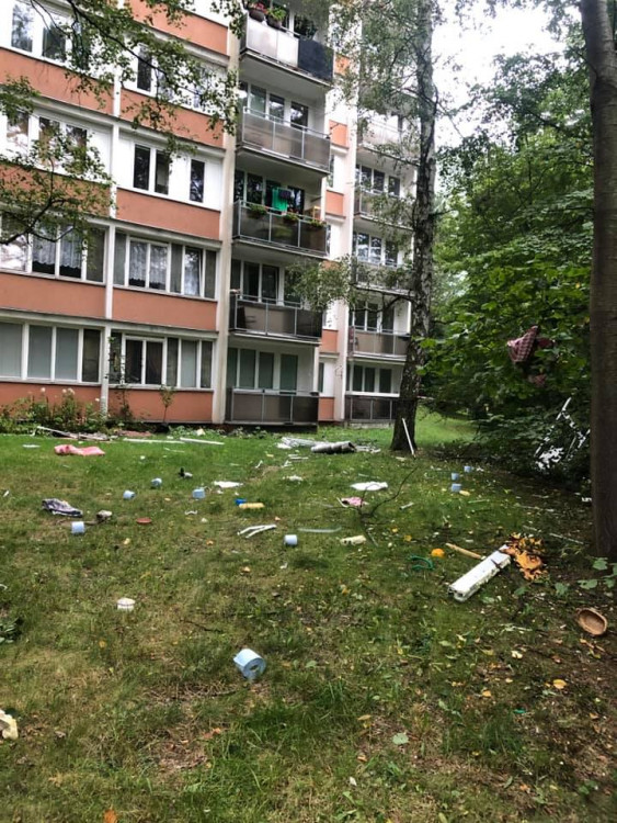 Výbuch v libereckém paneláku