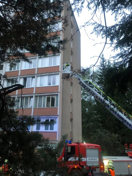 Výbuch v libereckém paneláku