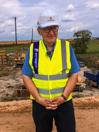 Na stavbě nechyběl ani senátor Jaroslav Malý