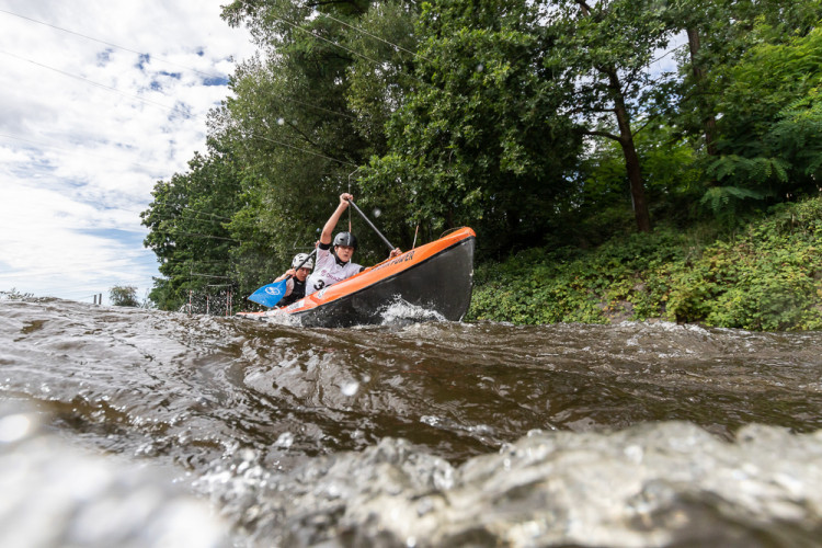 Kanál be Vrbném hostil závody Českého poháru ve sjezdu
