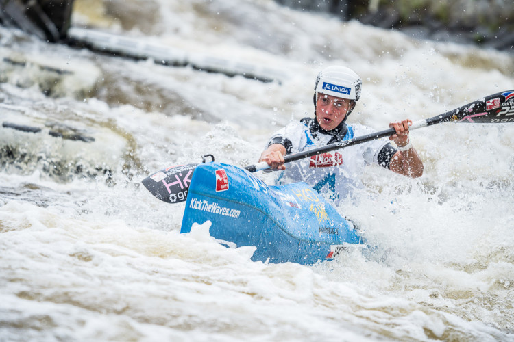 Kanál be Vrbném hostil závody Českého poháru ve sjezdu