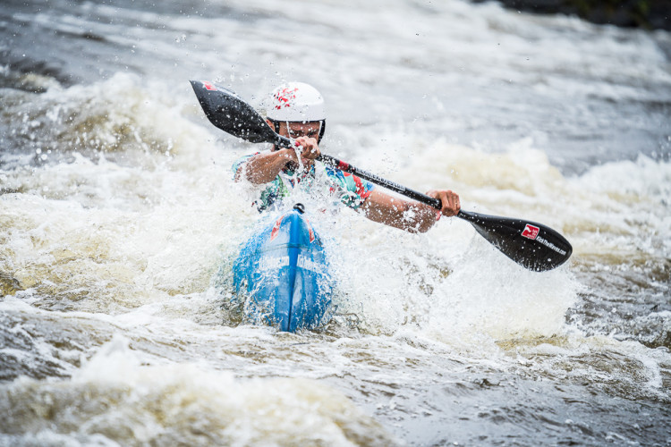 Kanál be Vrbném hostil závody Českého poháru ve sjezdu