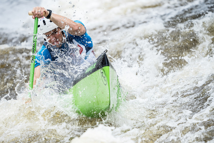 Kanál be Vrbném hostil závody Českého poháru ve sjezdu