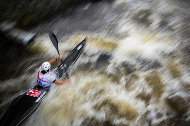 Kanál be Vrbném hostil závody Českého poháru ve sjezdu