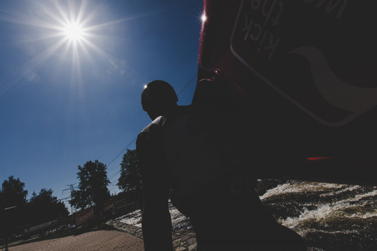 Kanál be Vrbném hostil závody Českého poháru ve sjezdu