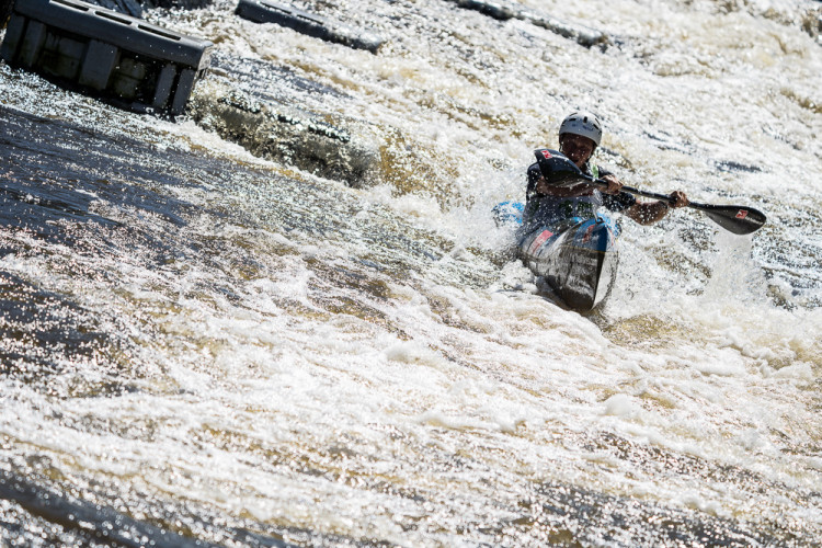 Kanál be Vrbném hostil závody Českého poháru ve sjezdu