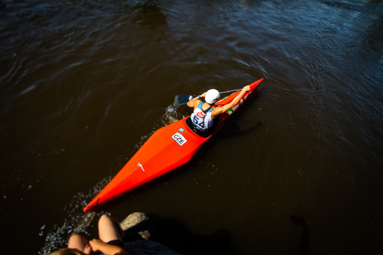 Kanál be Vrbném hostil závody Českého poháru ve sjezdu