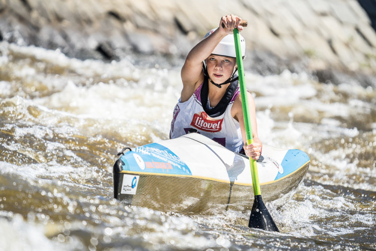 Kanál be Vrbném hostil závody Českého poháru ve sjezdu