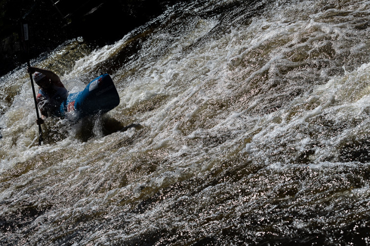 Kanál be Vrbném hostil závody Českého poháru ve sjezdu