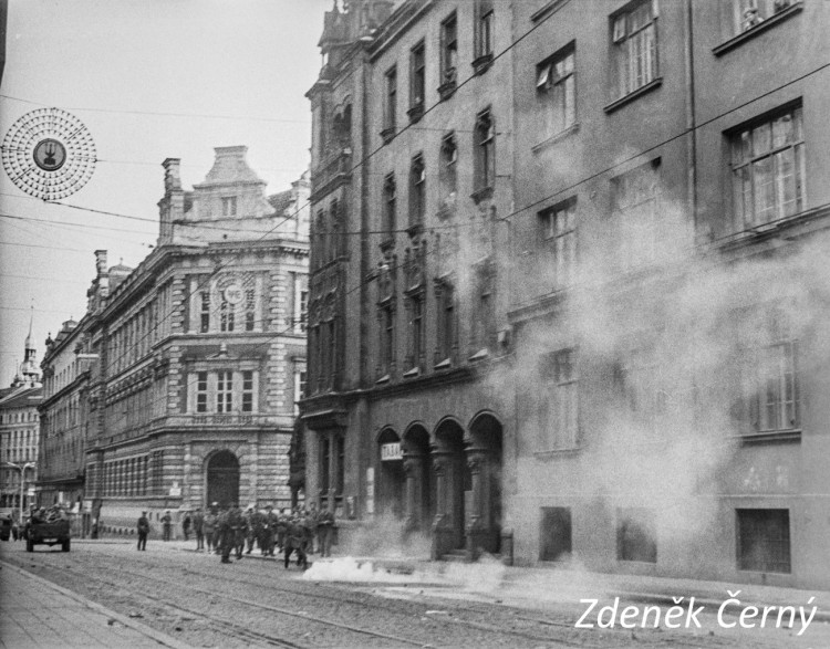 Srpnové události roku 1969 v Brně, autor Zdeněk Černý
