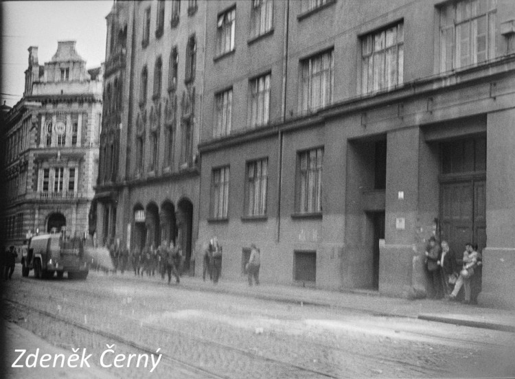 Srpnové události roku 1969 v Brně, autor Zdeněk Černý
