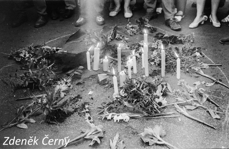 Srpnové události roku 1969 v Brně, autor Zdeněk Černý