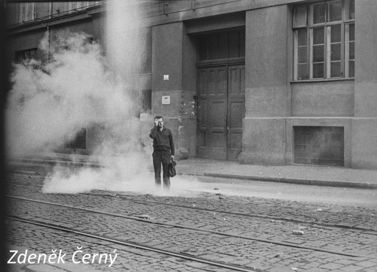 Srpnové události roku 1969 v Brně, autor Zdeněk Černý