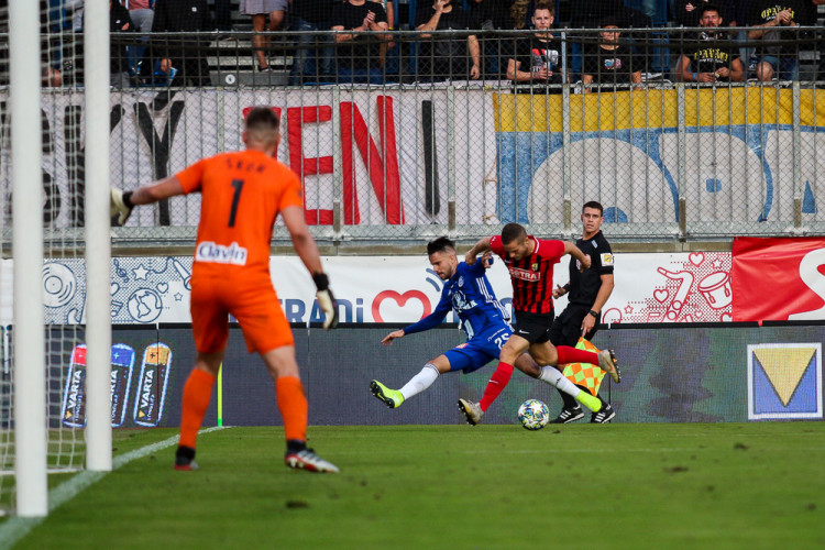 FOTOGALERIE: Sigma si doma poradila s Opavou, góly padaly v druhé půli