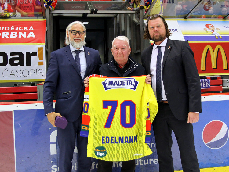 Kulaté 70. narozeniny letos oslavil bývalý útočník Motoru Miloš Edelmann