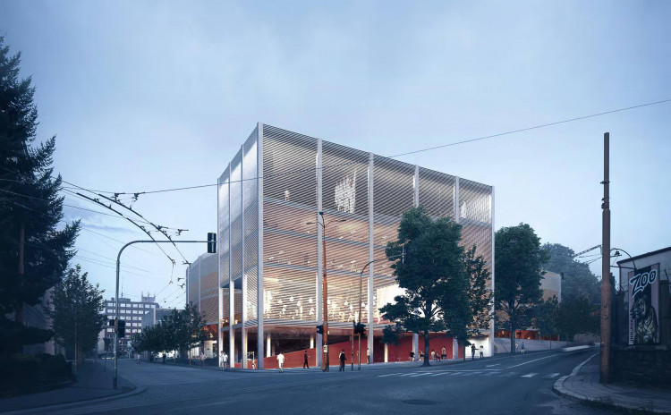 Vítězný návrh Horácké multifukční arény v Jihlavě