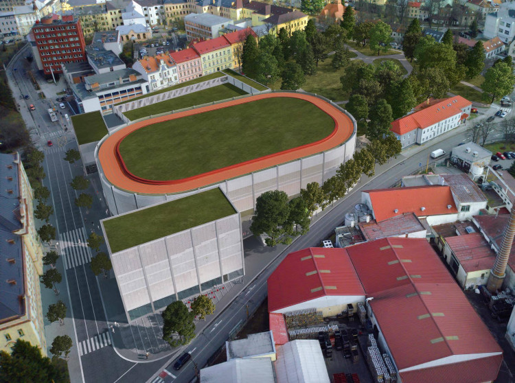 Vítězný návrh Horácké multifukční arény v Jihlavě