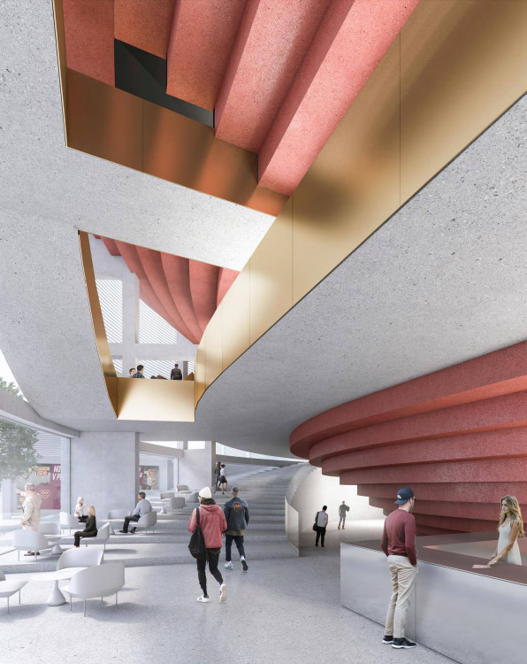 Vítězný návrh Horácké multifukční arény v Jihlavě