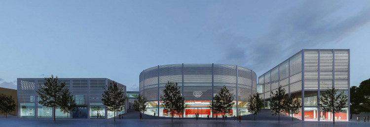 Vítězný návrh Horácké multifukční arény v Jihlavě