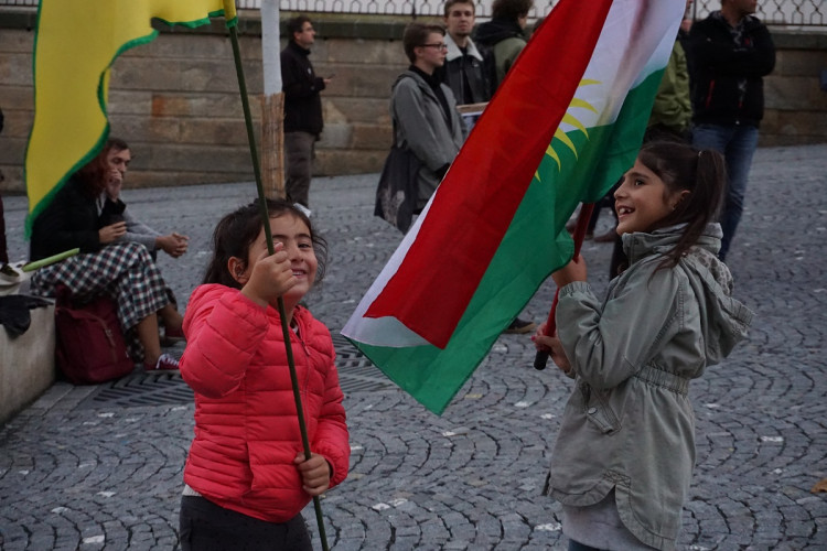 V Brně se demonstrovalo proti podpoře turecké ofenzívy v severní Sýrii
